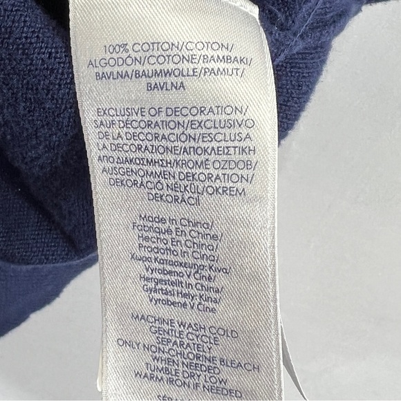 Chaps Navy Blue Men's Sweater Vest 0859 - Picture 5 of 7